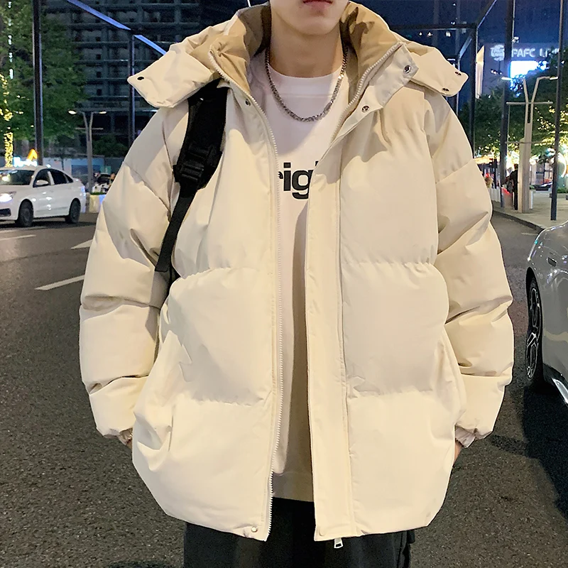 

Cotton Coat for Couples - Trendy Men's and Women's Identical Style Jacket for Warmth - Cotton Coat with Hood for Couples