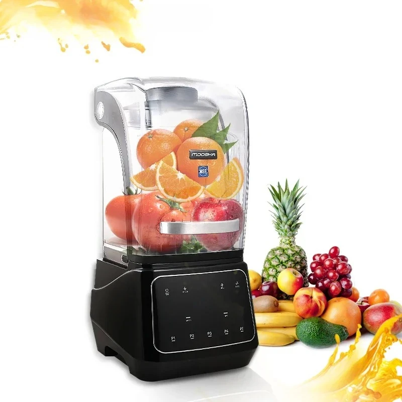 

Commercial Blender Heavy for Smoothie Food Fruit Ice Milk Shake Crushing Machine 1500W with Big Motor