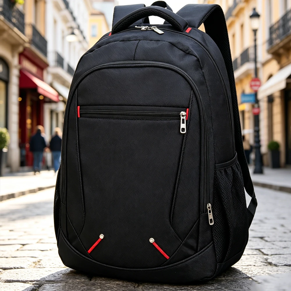 Sac à dos étanche pour ordinateur portable, sac de voyage d'affaires de grande capacité 30L pour hommes et femmes, sac à dos de randonnée durable avec boucle élégante, bretelles réglables, sac à dos léger pour le camping, le travail, l'université, 45*31*14CM, multi-poches