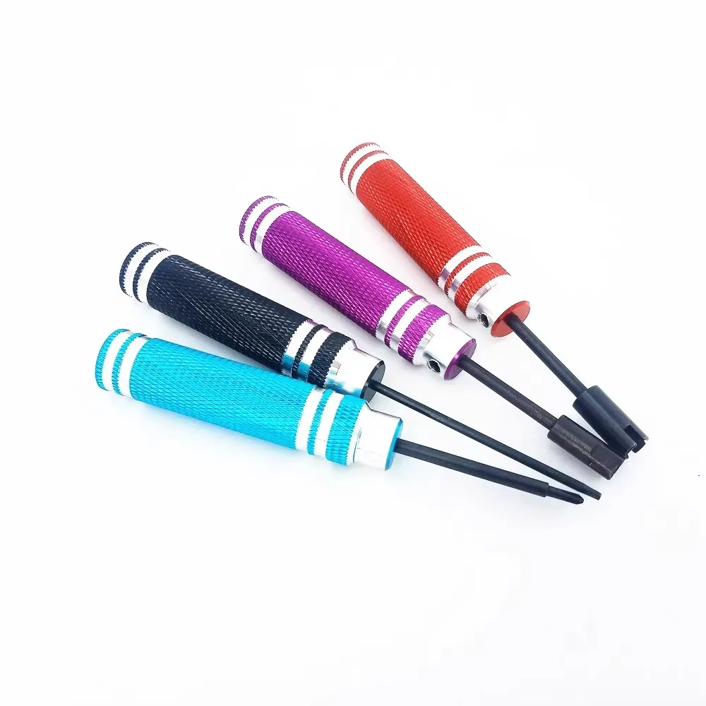 自家製タミヤ 4WD ツール ブルー M2 プラスドライバー ナットスリーブ六角ドライバー