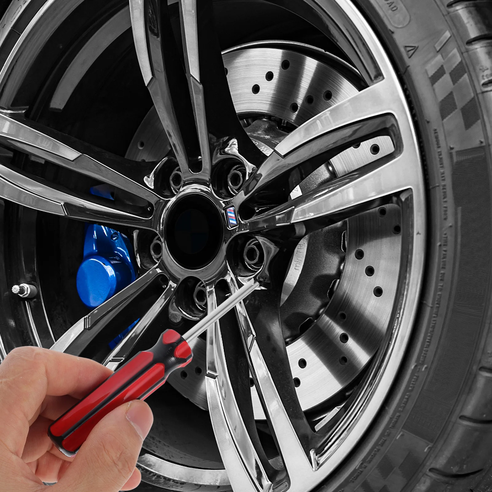 

6pcs Tire Valve Core Removal Tool Set Quick Release Design Universal Compatibility For Car Bike Motorcycle Repair Lightweight