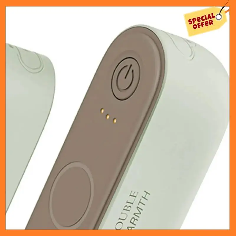 

AD08-New 2 In 1 Magnetic Rechargeable Hand Warmers Electric Portable Handwarmers Ergonomic Compact Pocket Heater Tech Gift