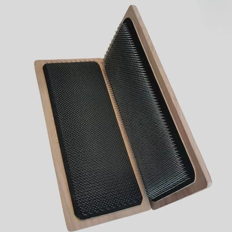 

Premium 28X12cm Wood Drawing Mat Hair Holder for Wig Making Use Drawing Card with Curved Needle /Wig Combing Tool