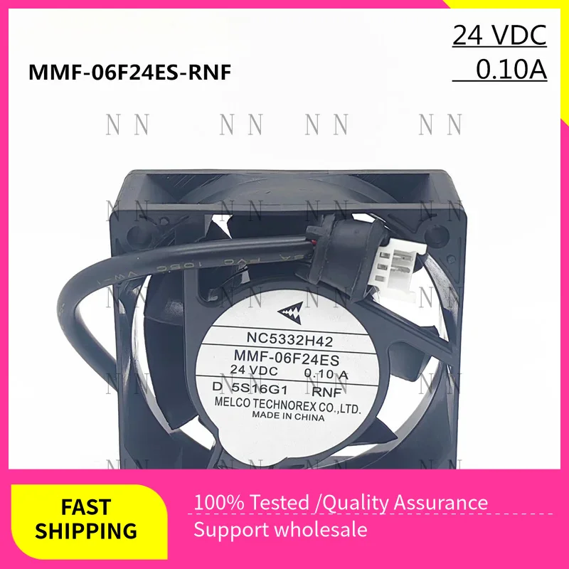 

GGT FOR Mitsubishi Inverter Cooling Fan NC5332H42 MMF-06F24ES-RNF 24V 0.10A 6025