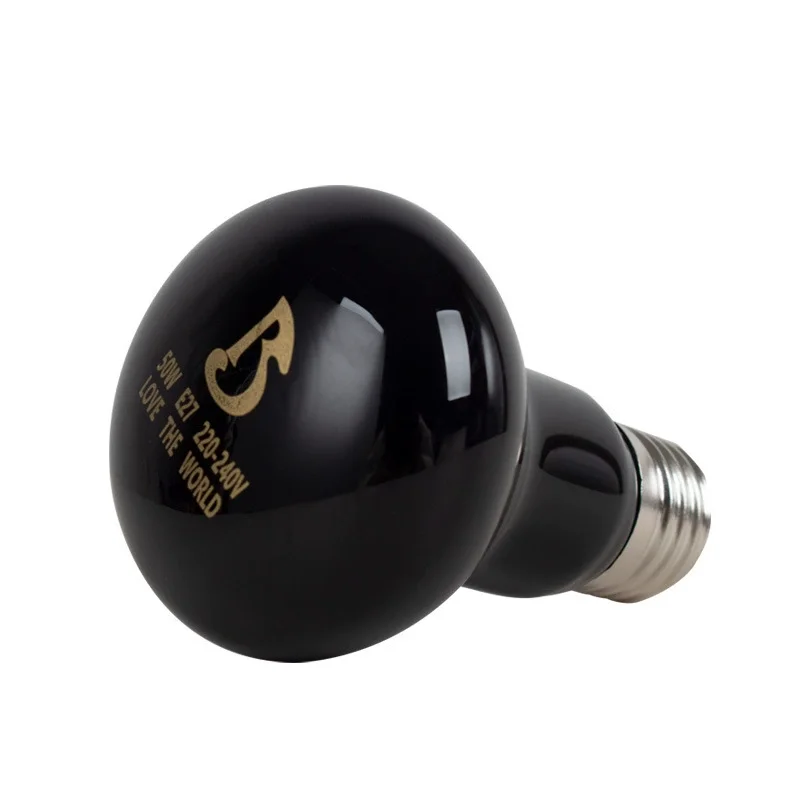 Reptile Pet Night Light Heating Lamp Chameleon Lizard Heat Simulation Natural Moonlight Reptile Tank Feeder Night Lights