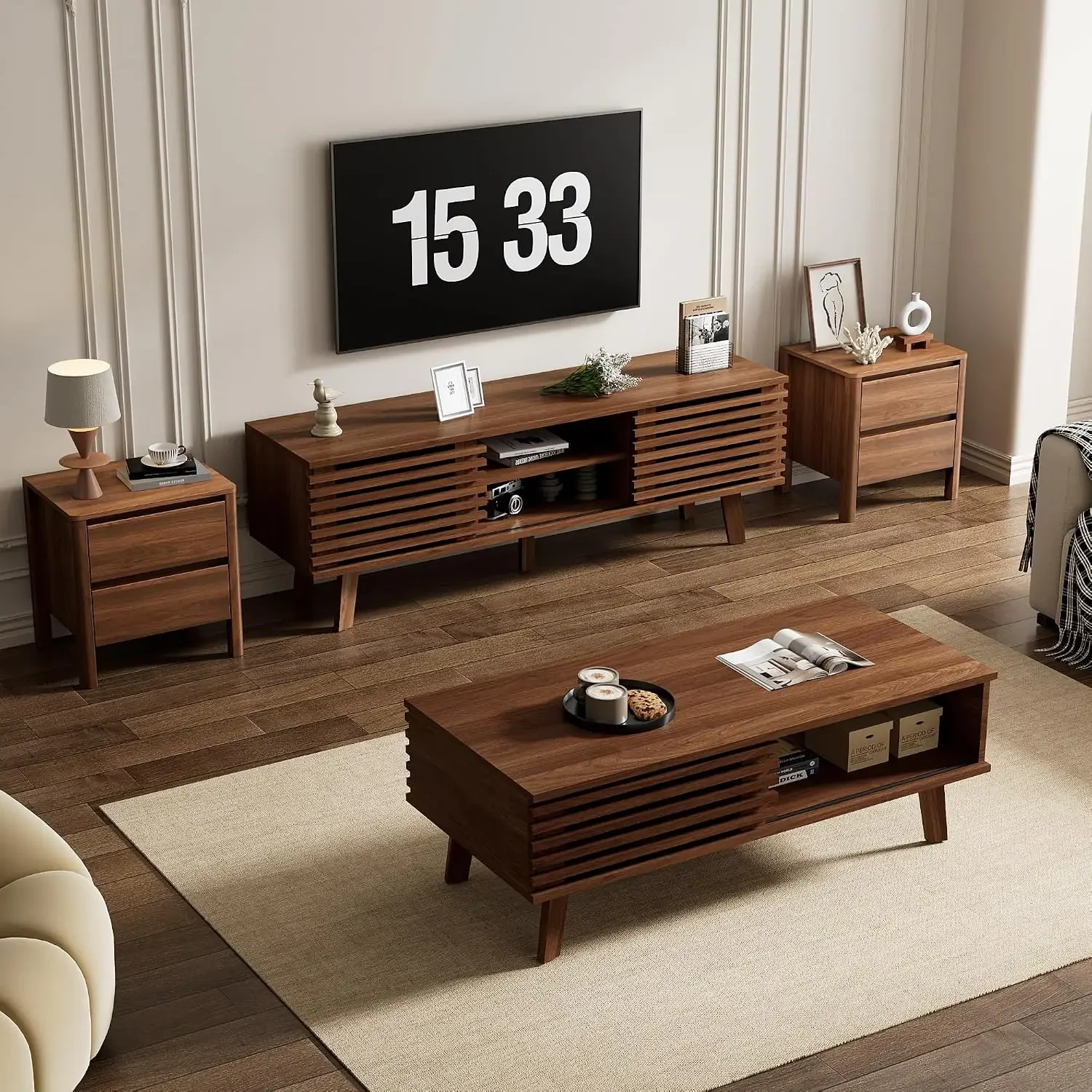 Minimalist Classic Sleek Compact Coffee Table Premium Versatile Functional Decorative Coffee Table Tavolo Basso Home Furniture