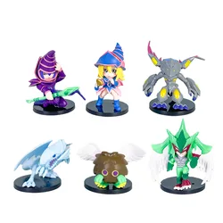 6pcs/set Yu-Gi-Oh! Duel Monsters Collection Model Anime Figure Doll Toys