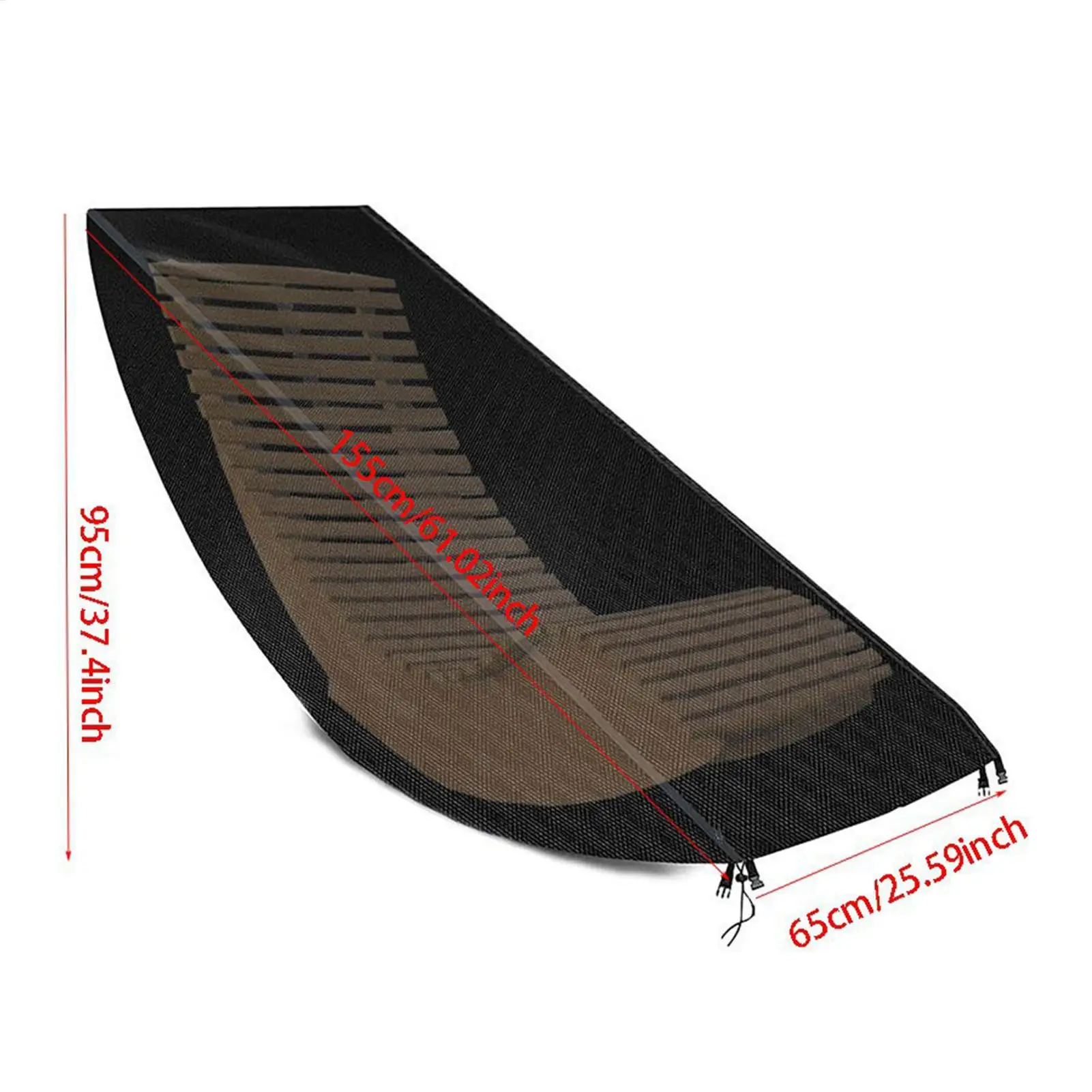 Lounge Chair Outdoor Cover 210D Waterproof Seat Guard Pool Chair Covers for Indoor Patio Beach Pool Lawn Garden Sun-Blocking - view 6