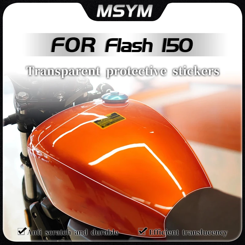 

For QJMOTOR FLASH150 Flash 150 flash150 Invisible car cover transparent film waterproof protection fuel tank sticker accessories