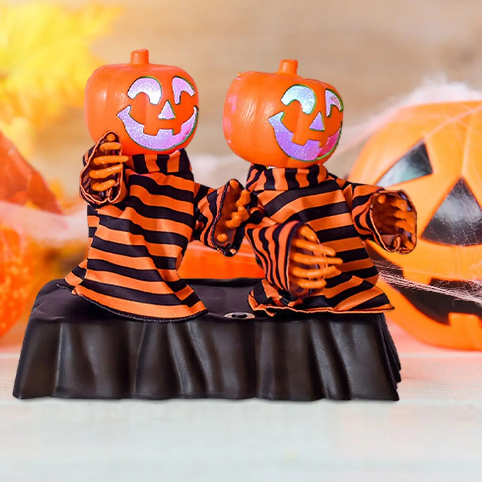 

Электрическая танцевальная игрушка-тыква, светящийся реквизит для рук, декоративный динамический звук