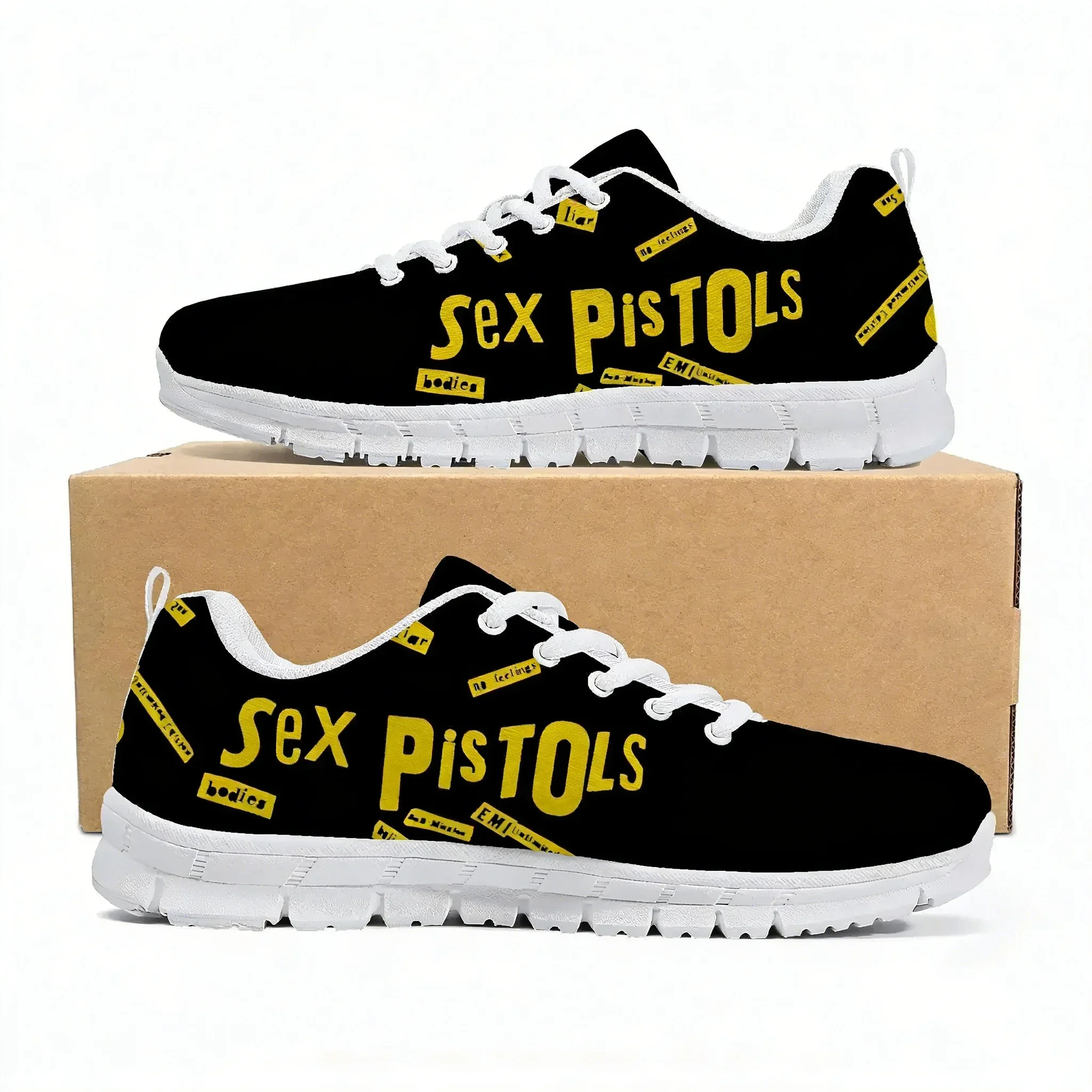 Sex Pistols Punk Rock Band Sports Shoes Mens Womens Teenager Kids Children Sneakers Casual Custom High Quality Couple Shoes