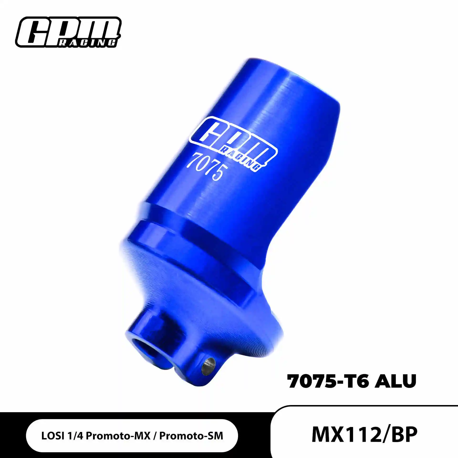 Gpm losi 1/4 promoto-mx/sm fxr motocicleta liga de alumínio 7075 amortecedor placa limite viagem modificação atualização acessórios