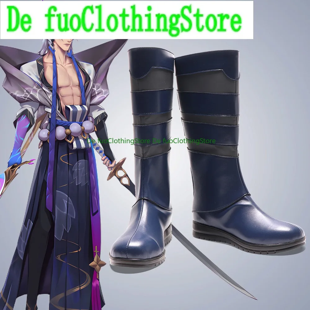 

League of Legends Ultimate Steel Soul Lotus Flower Role Playing Game Anime Carnival Party Cosplay Props Boots Halloween