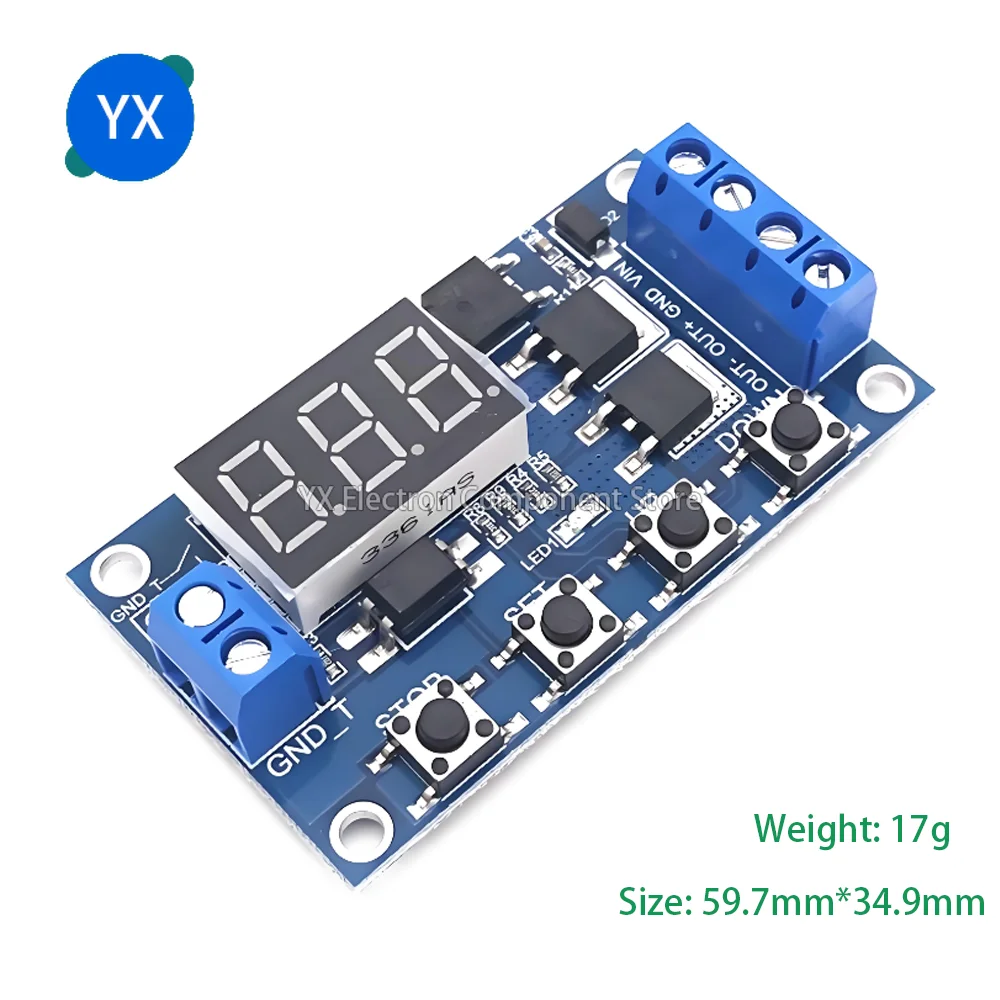 10pcs Cycle Timer Dual MOS Control Board Instead of Relay Module and 10pcs HC-SR04 Ultrasonic Distance Measuring Module