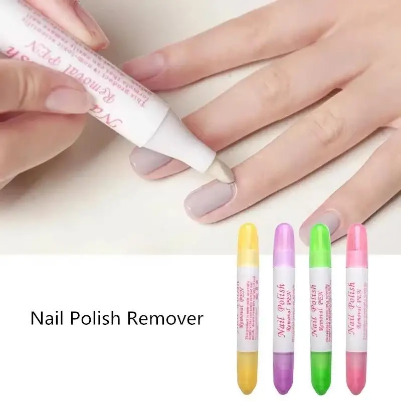 Novo 5 pçs/10 pçs caneta corretora de arte do prego remover erros + 3 dicas mais novo unha polonês corrector caneta limpador apagar ferramentas manicure