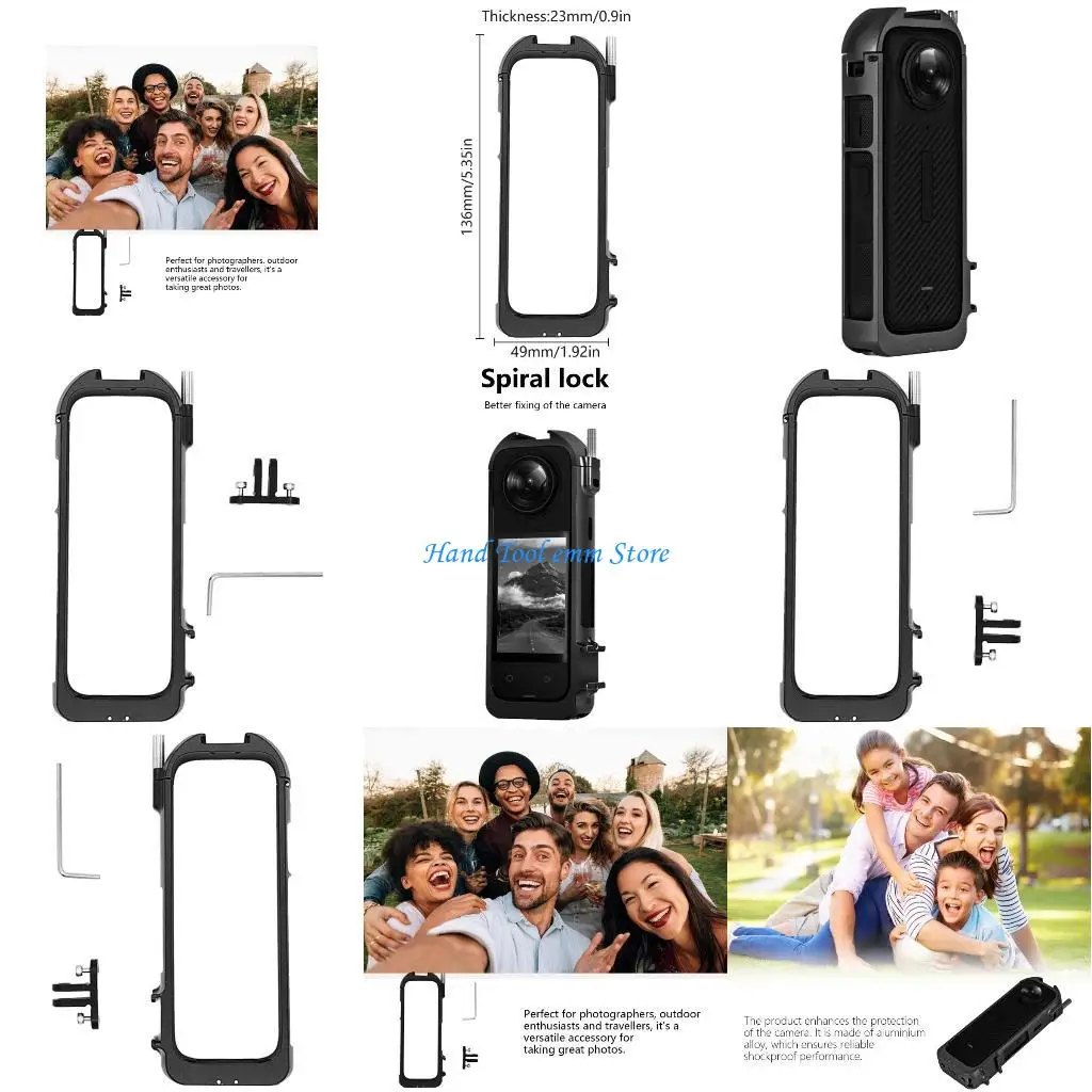 Funda protectora montaje en fría H37F, jaula marco utilidad para accesorio cámara