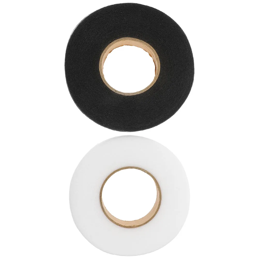 

2 Rolls Multi-Function Hemming Diy Sewing Supplies Iron-On Double-Sided Cloth Tapes No Sew Hemming Tape For Pants Coats Seam