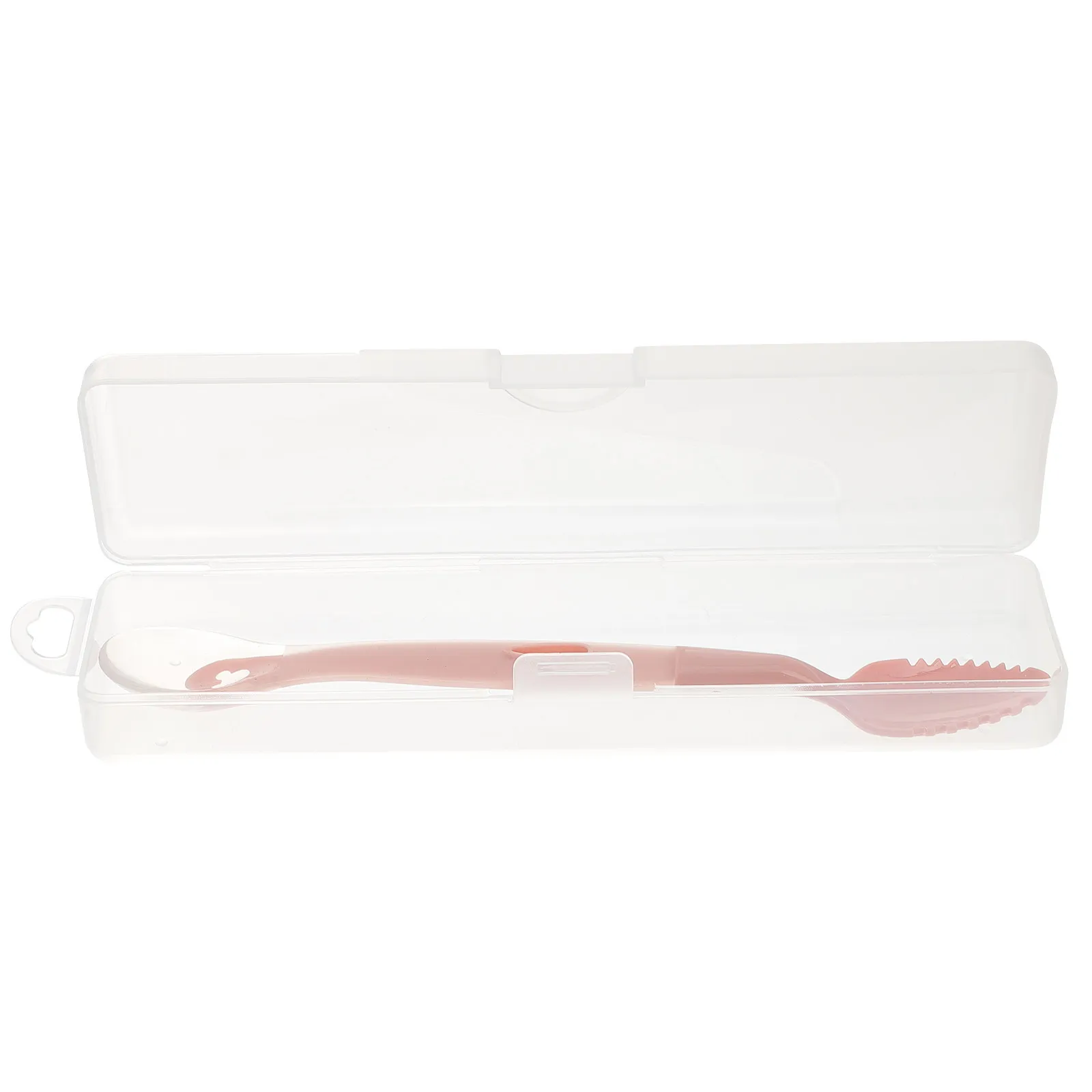 

1Pcs Baby Supplementary Food Spoon Double Head Design Feeding Tool with Storage Box Multifunctional Fruit Feeding Spoon for Kids