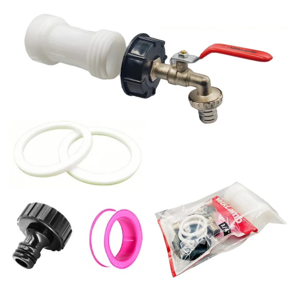 Garden irrigation dropper water source connector faucet accessory S60 * 6 water tank faucet with adapter extension pipe - view 5