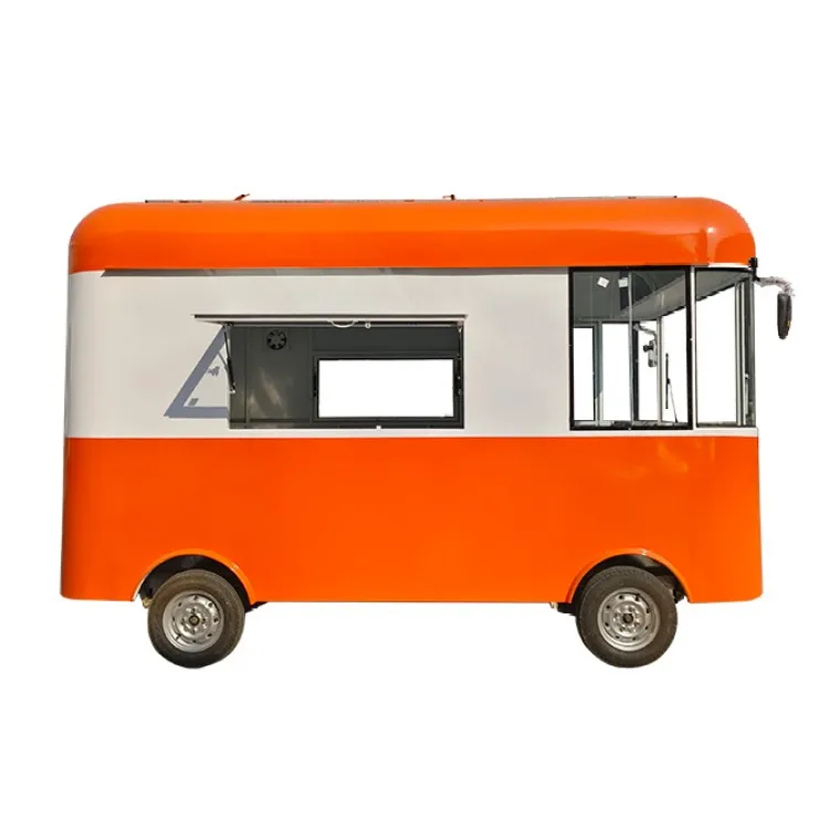 R*-Food Trailer Mobile  Trucks Commercial Electric Outdoor Street Mobile Kitchen Coffee Cart