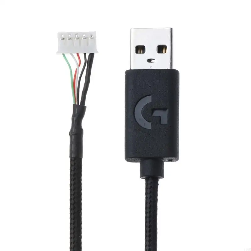 Cable ratón USB PVC duradero repuesto R1WD 2,2 M, líneas ratón para G502