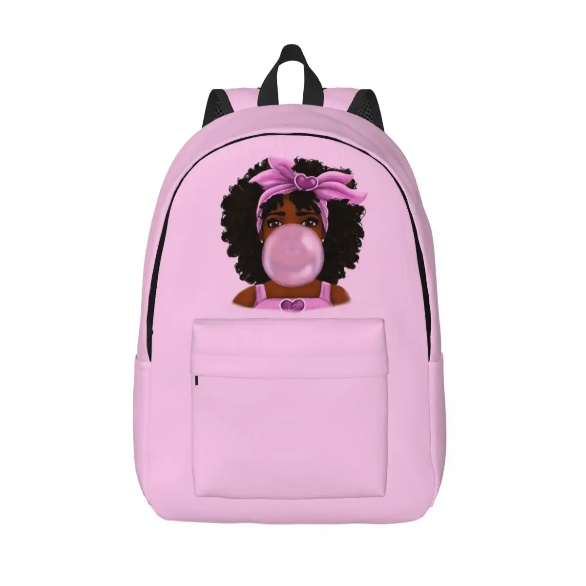 

Cartoon Black African Girl Backpack for Boy Girl Kids Student School Bookbag Cute Daypack Preschool Primary Bag Hiking