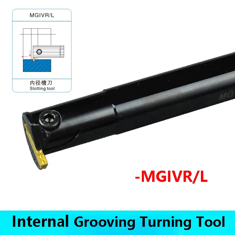 LIHAOPING MGIVR 2016 MGIVR2016 MGIVR2520 MGIVR3125 -2-3 Grooving Holder Straight Shank Internal Turning Tool Lathe CNC Cutting