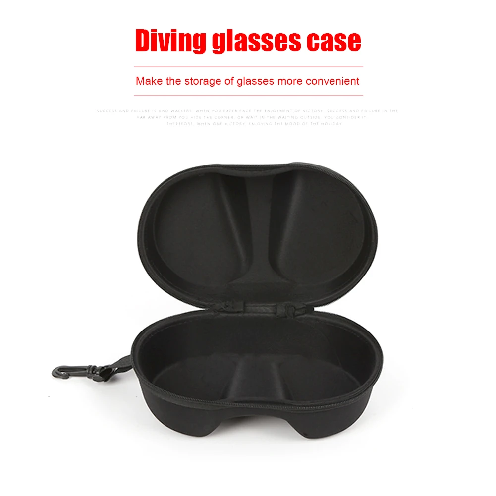 EVA Protective Container Case Portable Underwater Protective Storage Box with Buckle Scuba Mask Case for Diving Masks Glasses