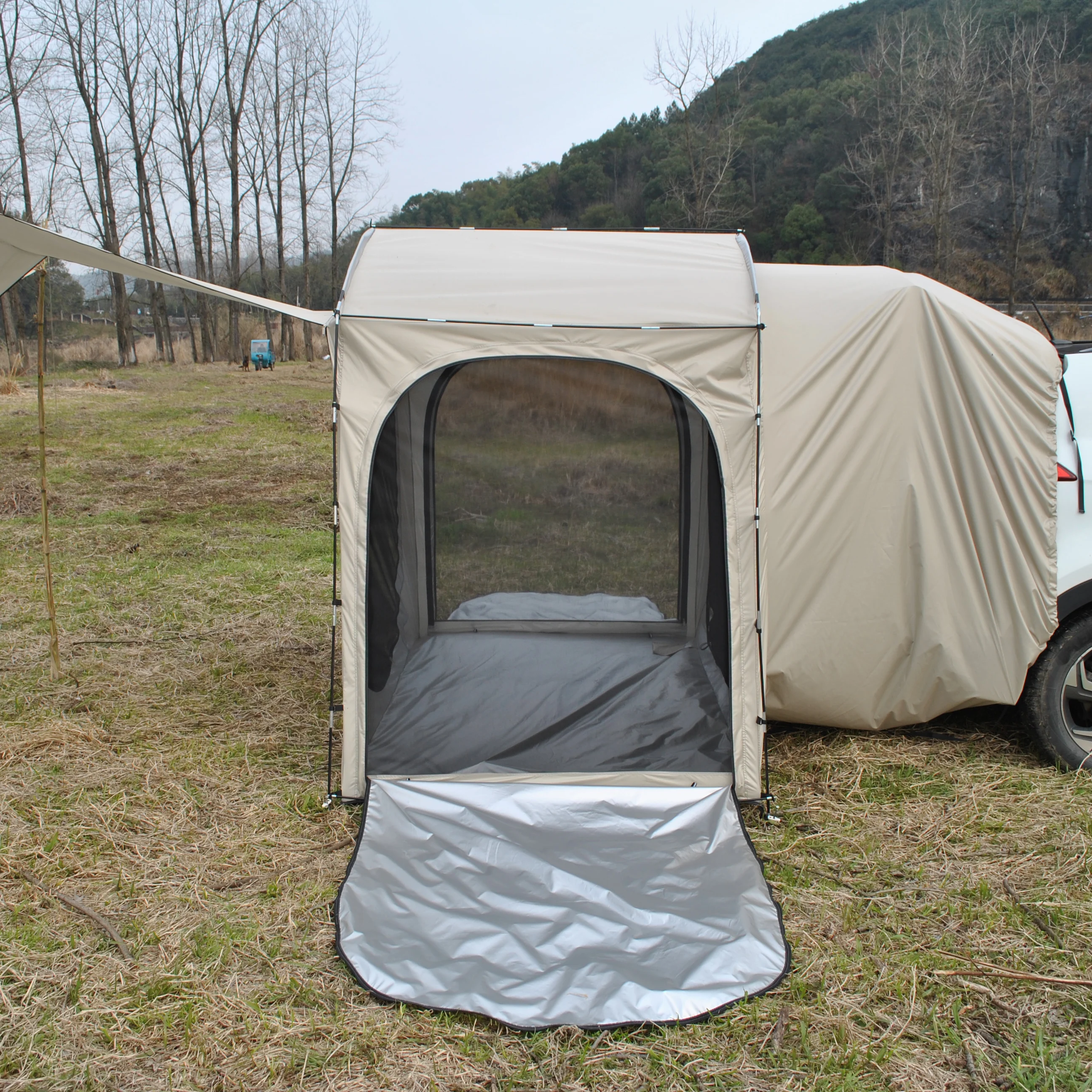 Imagem -06 - Waterproof Car Tent com Toldo Tailgate Shade Veículo Suv Tent Pode Ser Usado sem Carro Tailgate Tent