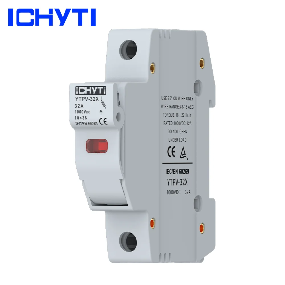 30PCSSolar PV DC 1000V 15A 20A 25A 32A Wenzhou Sicherungshalter Relais LED Sicherung