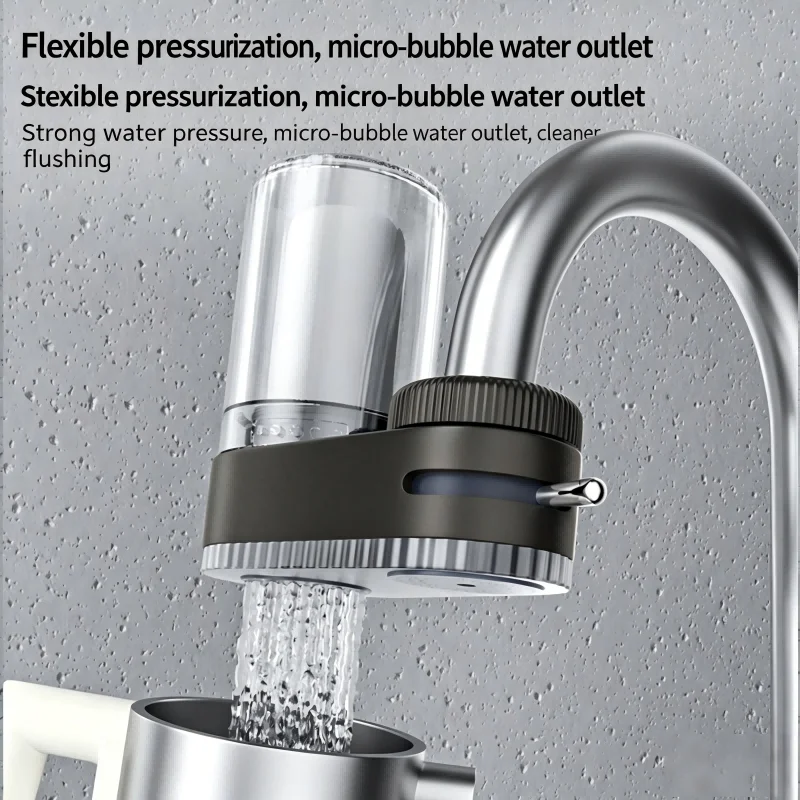 

No-Installation Faucet Water Filter – Direct Drinking Tap Water Purifier Household Water Filter for Kitchen Sink