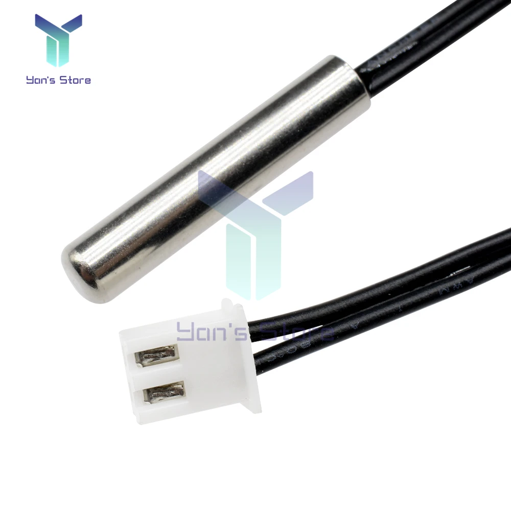 100/200cm 2 Meter Waterproof NTC 10K 1% 3950 Thermistor Accuracy Temperature Sensor Wire Cable Probe For W1209 W1401 Thermostat