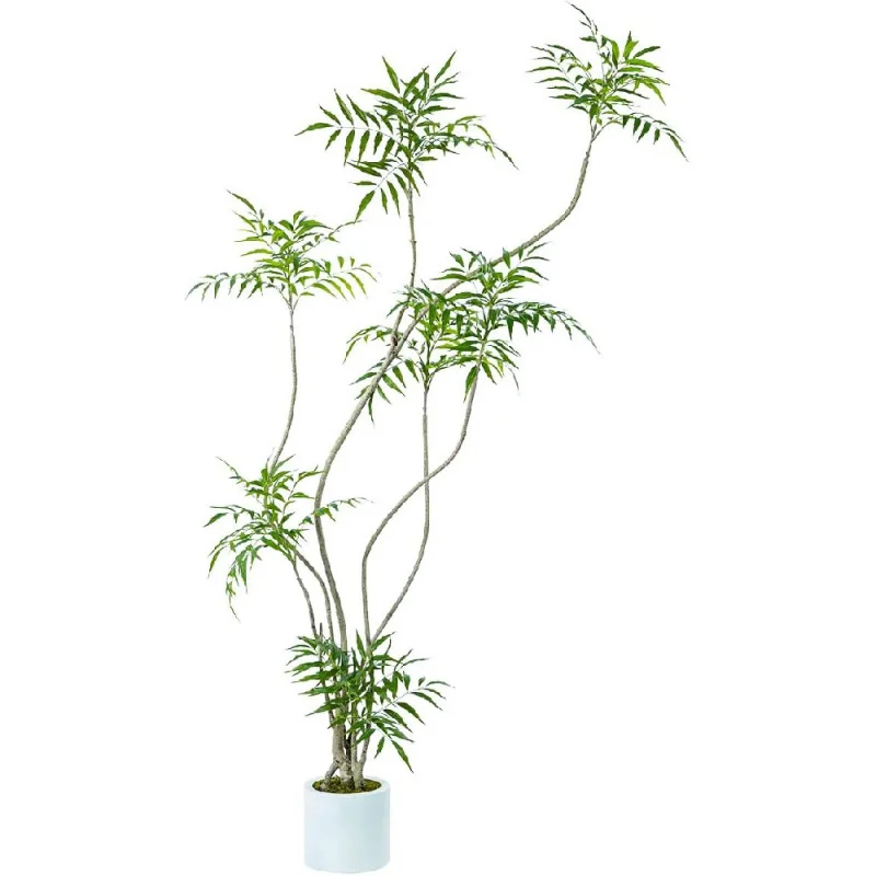 

Artificial Mahonia fortunei Tree,6ft Plants for Indoor, Fake Trees for Office