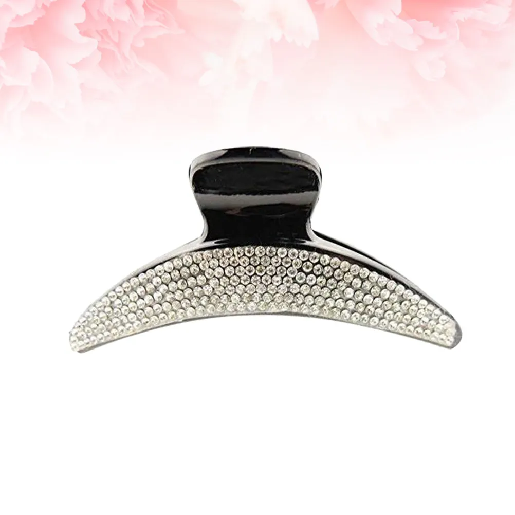 

Винтажные заколки-крабы для волос с крупными стразами из смолы для женщин и девушек, для густых волос, надежная фиксация, для повседневного использования и душа