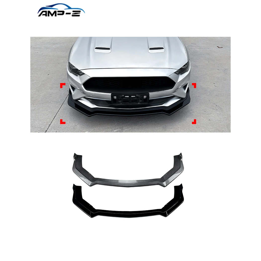

AMP-Z Mustang MK6.5 High Quality Accessories Front Lip Splitter for Ford Mustang MK6.5 2018-2023