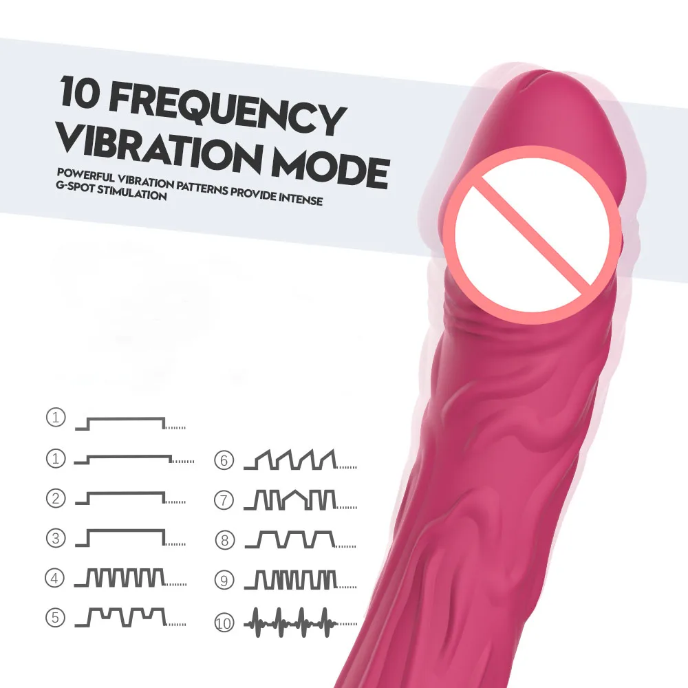 Realistic Dildo Silicone Vibrator for Women Vagina Clitoris G Spot Stimulator With 10 Powerful Vibration Sex Toy Female Vibrator