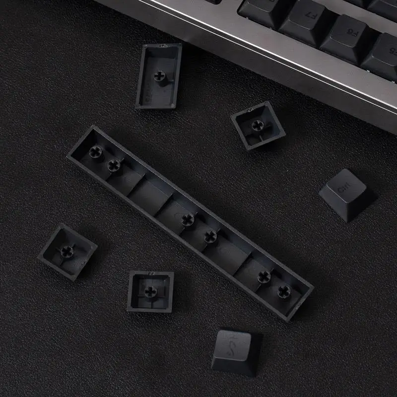 144 Keys GMK Clones Dark Keycaps Minimall Black PBT Dye Sub KeyCap Cherry Profile For Mechanical Keyboard 68 980 75 87 Layouts