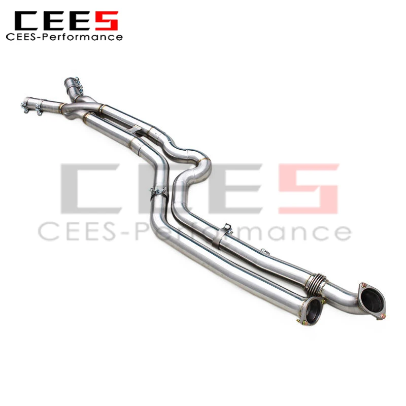 🔥CEES Exhaust Middle Pipes for BMW M3/M4 G80/G82 3.0T 2021-2025 Racing Stainless Steel Equal Length Mid Pipe with Z Pipe