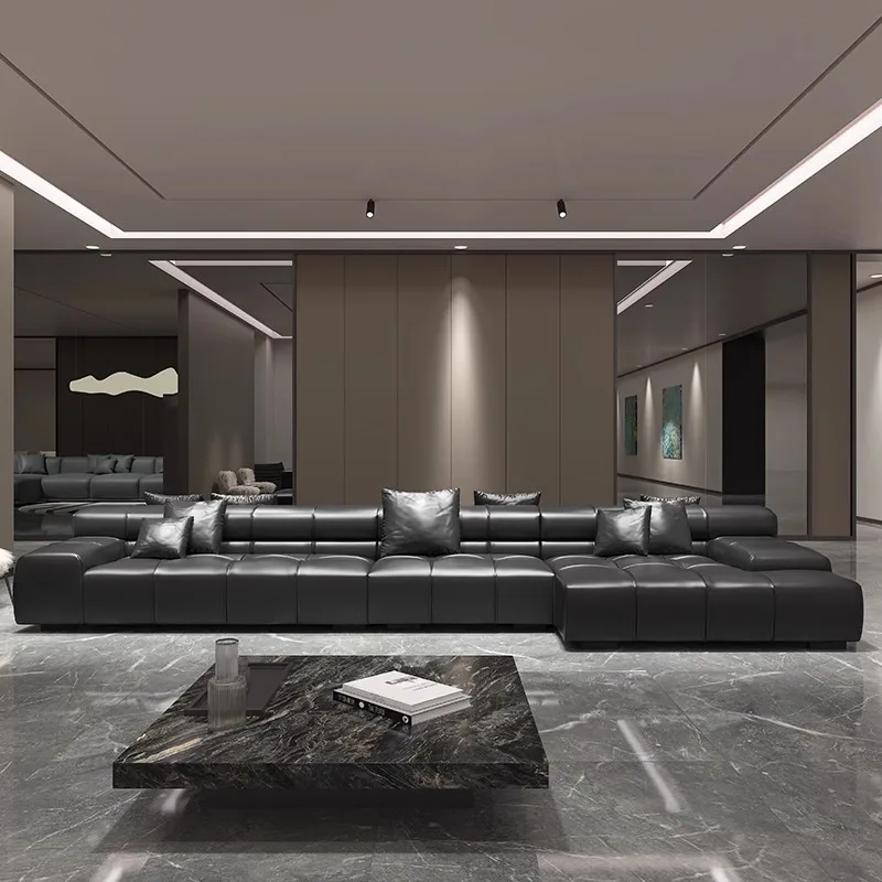 Movable double-sided seated two-way back-to-back sofa without against the wall
