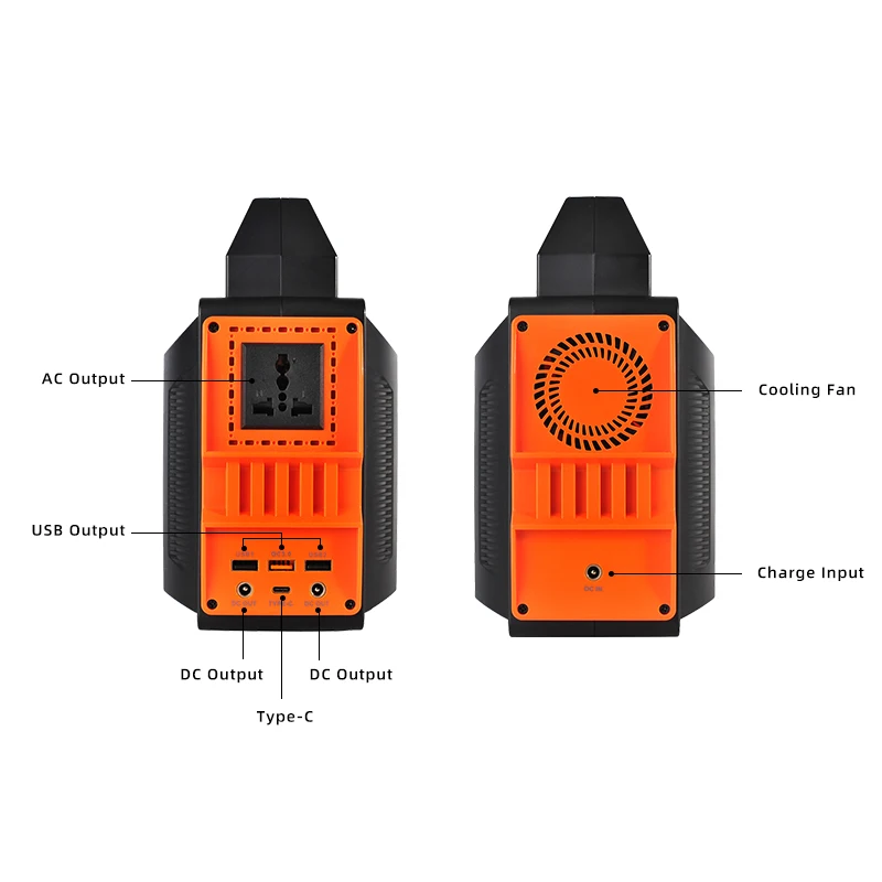 Hot Sale 300w 500w Electric Charge Power Supply Multiple Devices Lithium Battery Solar Generator For Outdoor Camping Emergency