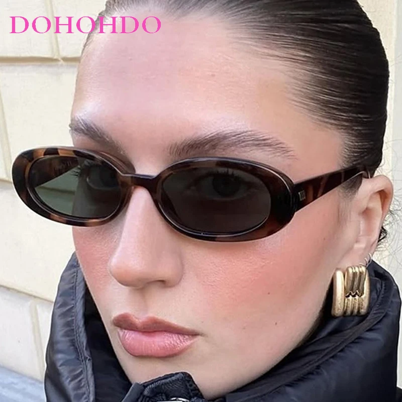 

Retro Brand Small Oval Women Sunglasses New Fashion Designer Men Sunglass Outdoor Travel Shade Eyewear Ladies UV400 Lentes Mujer