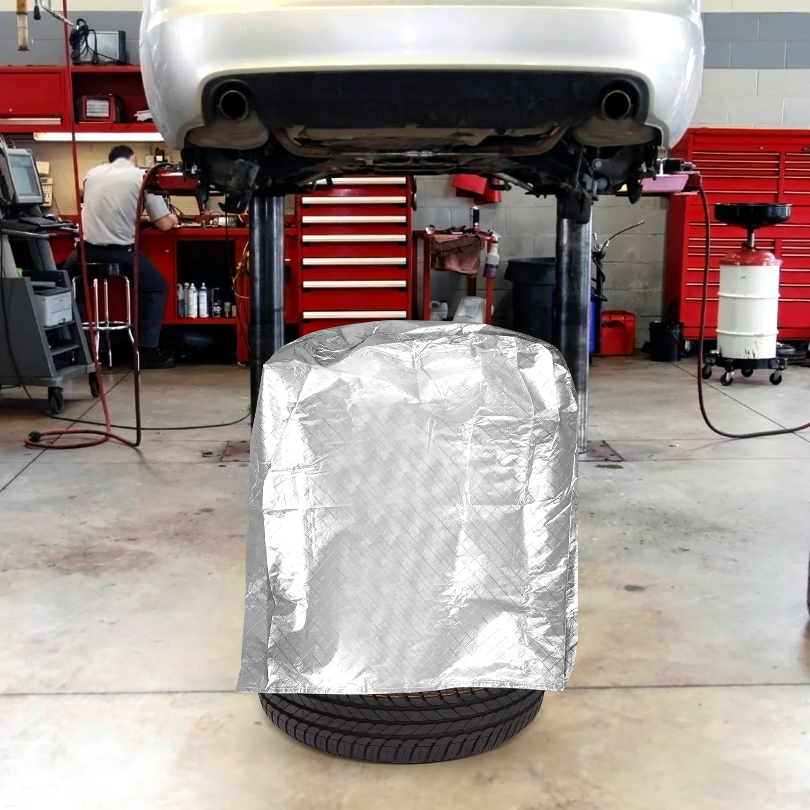 

Cover Protector 80x118cm Oxford Cloth RV Trailer Truck Car Wheel Protector Tire Storage Bag Dust Proof Spare Tire Cover