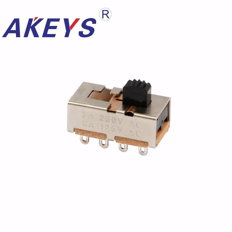 10 PCS SS-23H22 High current toggle switch DIP 3 position 8 pin 230V-115V 2P3T slide switch pin with hole