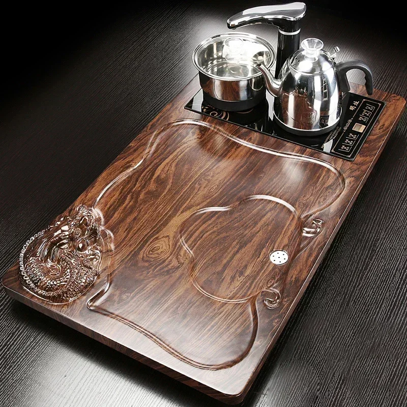 Reception Tray Rectangular Vintage Tea Storage Supplies Tealight Holder Bed Pallet Bowl Coffee Mesas Round Big Kung Fu Wood