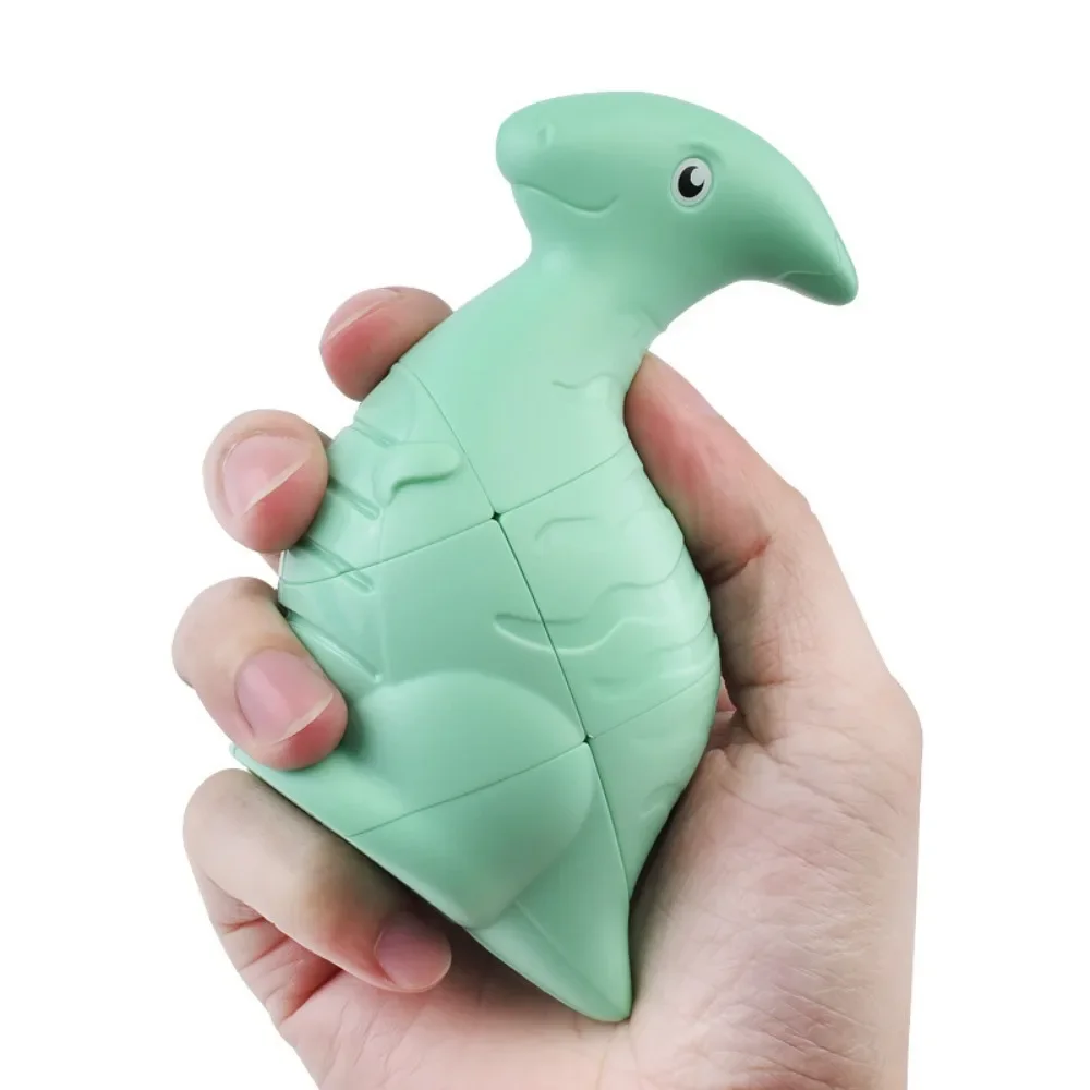 Cubo de Velocidade de Dinossauro Mágico, Criativo T-Rex Cubo Animal, Brinquedos Educativos de Aprendizagem Profissional para Crianças, 2x2x3