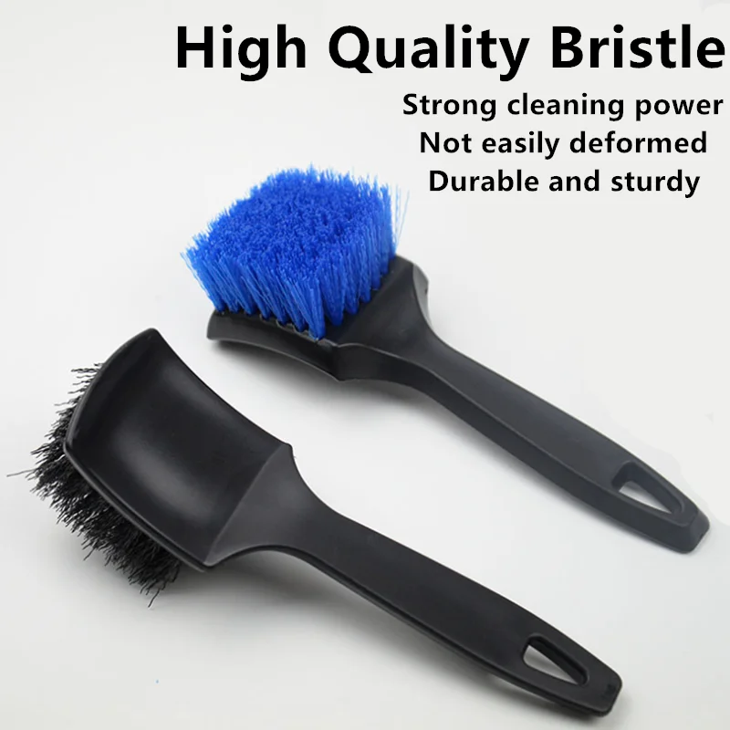 Tire Brush Auto Tire Rim Brush Wheel Hub Cleaning Brushes Car Wheels Detailing Cleaning Accessories Tire Auto Washing Brush Tool