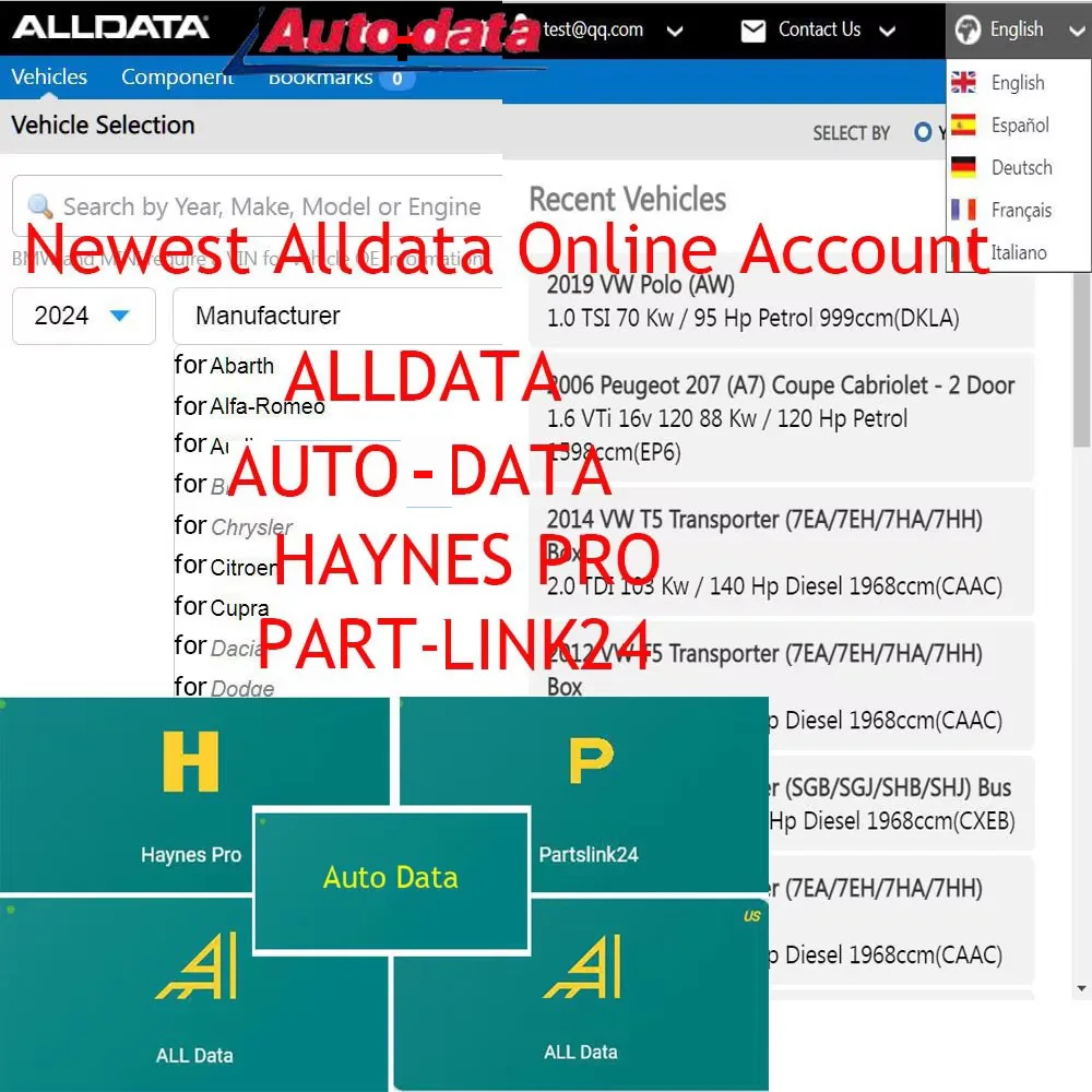 

Newest Alldata Online Account Car Repair Software Alldata Haynes PRO New Combination Auto Data Full Pack Support Mobile Login