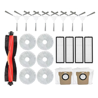 CYCLI-For Xiaomi Robot Vacuum X20+,X10+ /X20 Plus, X10 Plus Parts Roller Side Brush Hepa Filter Mop Cloth Dust Bag Accessories