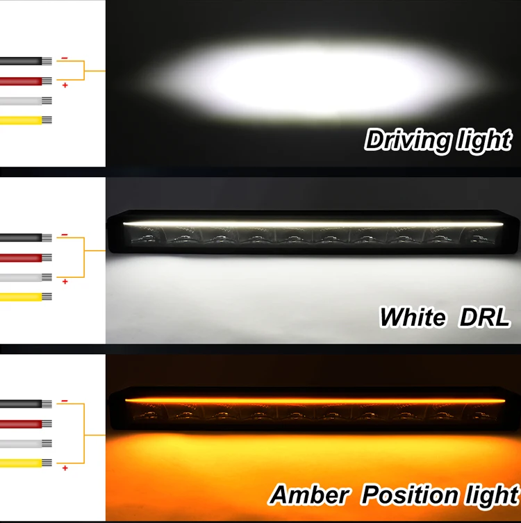 CO LIGHT LED Light Bar 52 Inch 60,000LM DRL Spot Flood Combo Beam Driving Off Road Fog Work for Truck Pickup ATV UTV SUV 12V 24V
