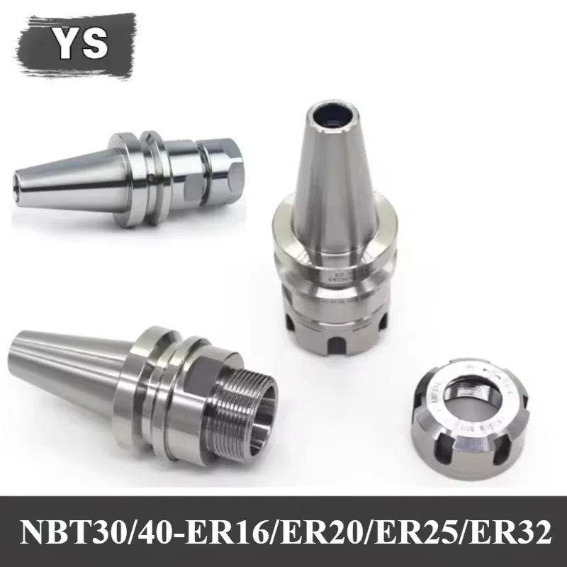 

New NBT30 ER11 ER16 ER20 ER25 ER32 Accuracy 0.002 Tool Holder GER16 GER20 GER25 GER32 tool holder NBT40 ER No keyway Tools Shank